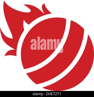 India Cricket sport competition vector logo design Stock Vector