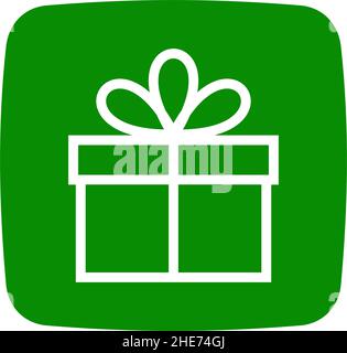 Box gift online app tech vector logo design Stock Vector