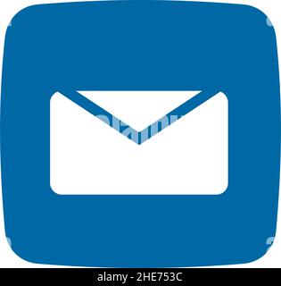 Message sender app icon vector logo design Stock Vector