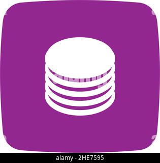 Virtual wallet money saving app  vector logo design Stock Vector