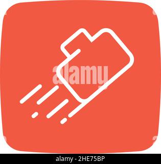 Online travel ticket app logo design with travel bag icon vector Stock Vector
