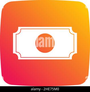 Onlineticket app application vector logo design Stock Vector
