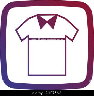 Online clothes laundry app application vector logo design Stock Vector