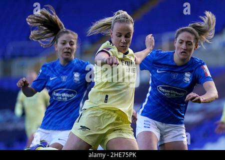 Arsenal’s Beth Mead in action during the Barclays FA Women's Super League match at St. Andrew's, Birmingham. Picture date: Sunday January 9, 2022. Stock Photo