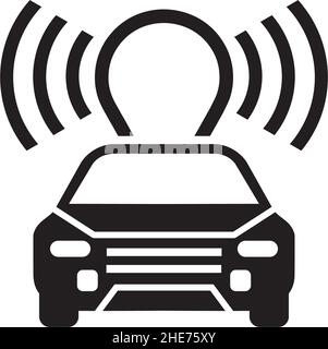 Online taxi carr app vector logo design Stock Vector