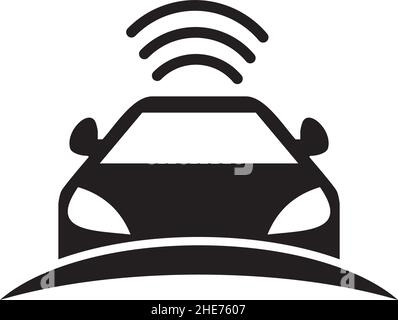 Online taxi carr app vector logo design Stock Vector