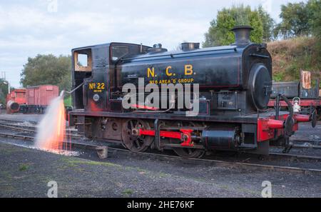 Andrew Barclay Saddle Tank No 1219 Caledonia Works At Buckfastleigh andrew-barclay-saddle-tank-no-1219-caledonia-works-at-buckfastleigh