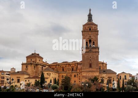 Cathedral of the Incarnation of Guadix, Granada. Stock Photo