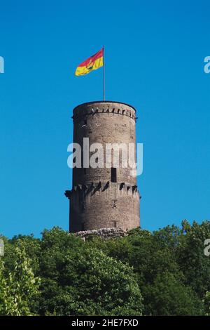 Godesburg Ruine, Bad Godesberg, NRW, Deutschland, Europa | Godesburg ruins, Bad Godesberg, North Rhine-Westfalia, Germany, Europe Stock Photo