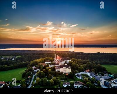 Andechs Monastery in Upper Bavaria Stock Photo