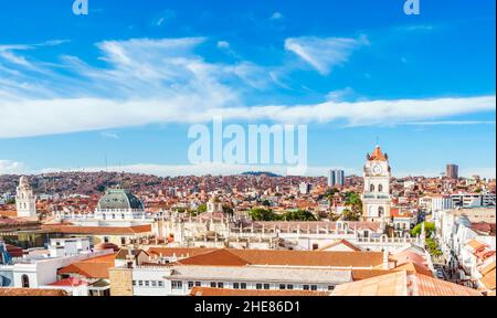 View from Rooftop of San Felipe Neri Church Stock Photo