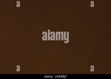Brown leather texture closeup, useful as background Stock Photo