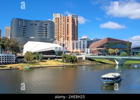 The Popeye tourist boat on the River Torrens in Adelaide Stock Photo