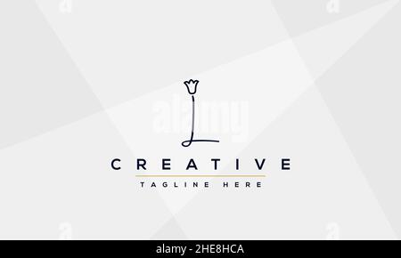Abstract Monogram letter L Logo icon design concept. Minimalist L LL creative initial based Vector template. Graphic Alphabet Symbol Stock Vector