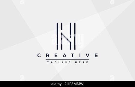Modern creative N Logo Design and template. NN icon initial Based Monogram and Letters in vector Stock Vector