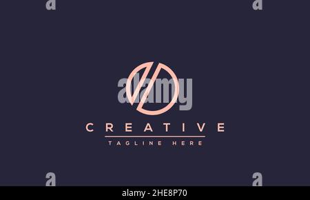 Creative abstract letter O logo design template. OO icon initial based monogram and symbol in vector Stock Vector