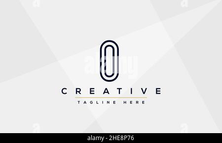 Creative abstract letter O logo design template. OO icon initial based monogram and symbol in vector Stock Vector
