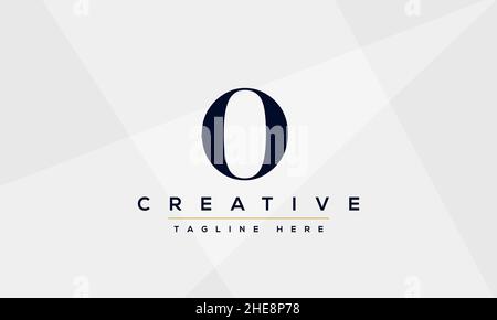 Creative abstract letter O logo design template. OO icon initial based monogram and symbol in vector Stock Vector