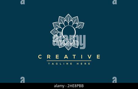 Creative abstract letter O logo design template. OO icon initial based monogram and symbol in vector Stock Vector