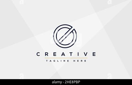 Creative abstract letter O logo design template. OO icon initial based monogram and symbol in vector Stock Vector