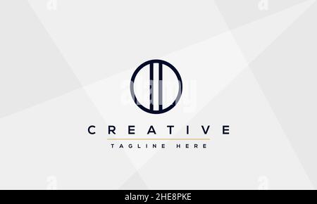 Creative abstract letter O logo design template. OO icon initial based monogram and symbol in vector Stock Vector