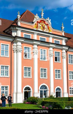The Castle In Meersburg On Lake Constance Stock Photo