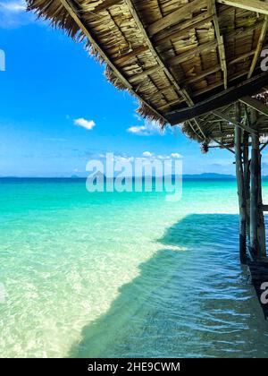 Aerial view of Koh Khai Nok in Phuket, Thailand Stock Photo