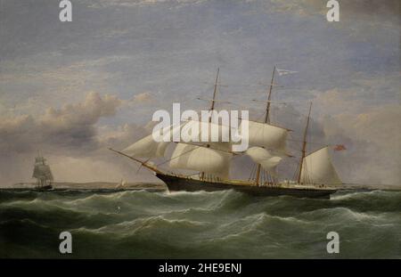 Samuel Walters - The Barque Naparima (1855). Stock Photo