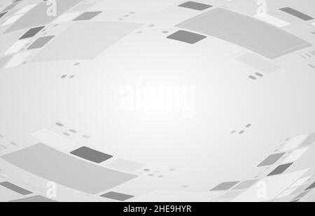 Abstract grey squares pattern design artwork decorative template. Overlapping for ad, cover design background. Illustration vector Stock Vector