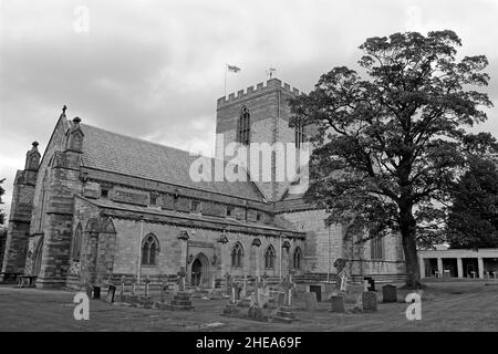 St Asaph Cathedral, Denbighshire, Wales Stock Photo
