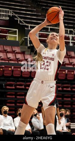 Stanford Forward Cameron Brink During The First Half Of An NCAA College ...