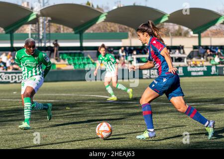 Seville, Spain. 09th Jan, 2022. Alba Redondo (11) of Levante UD Women seen during the Primera Division Femenina match between Real Betis Women and Levante UD Women at Luis del Sol Sports City in Seville. (Photo credit: Mario Diaz Rasero Credit: Gonzales Photo/Alamy Live News Stock Photo