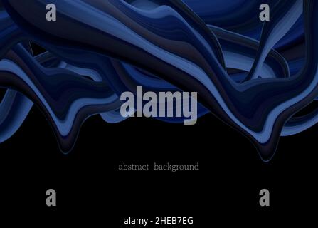 Bright blue abstract background. Vector illustration eps 10 Stock Vector