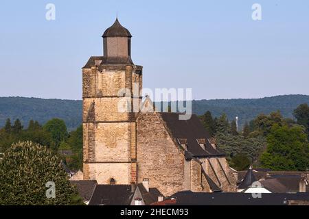 France, Pyrenees Atlantiques, Bearn, Nay, Saint Vincent Church Stock Photo