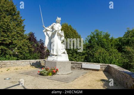 France, Vosges, Domremy la Pucelle, birthplace of Joan of Arc, the war memorial Stock Photo