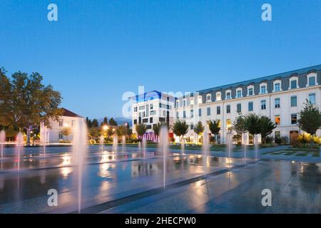 France, Isere, Grenoble-Alpes Metropole, Grenoble European Green Capital 2022 Grenoble, the Ecodistrict de Bonne, Grenoble (first eco-district in France) Stock Photo