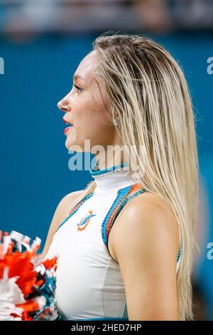 Sunday, January 9, 2022; Miami Gardens, FL USA;  during an NFL game at Hard Rock Stadium. The Dolphins beat the Patriots 33-24. (Kim Hukari/Image of Sport) Stock Photo