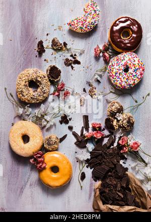 Doughnuts - donuts Stock Photo
