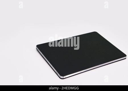 Black screen , laptop isolated white Stock Photo