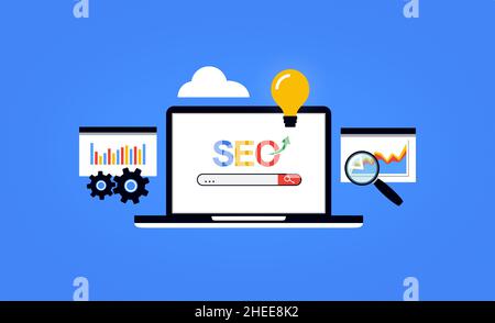 SEO - Search Engine Optimization - Concept Stock Photo