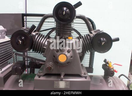 Triple Cylinder Reciprocating Air Compressors on Industry Stock Photo ...