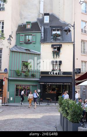 The Odette House, Paris France Stock Photo