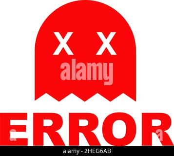 Error message icon symbol vector logo design Stock Vector