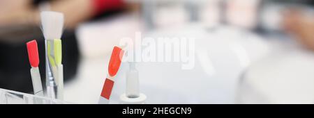 White covers on tubes Stock Photo