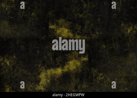 Seamless dark yellow grunge texture background of old cement plaster wall Stock Photo