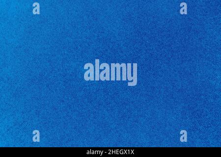 Blue color rough stiff paper surface close up view for texture background Stock Photo