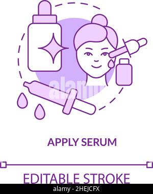 Circle vector icon Antioxidant Protection with molecule symbol protect ...
