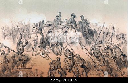 The Battle of Palestro 1859 Stock Photo - Alamy