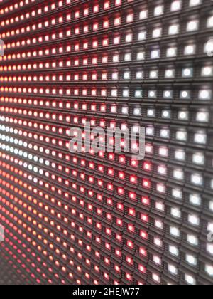 RGB LED screen panel texture Stock Photo