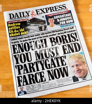 Partygate newspaper hi res stock photography and images Alamy